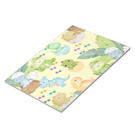 Cute Little Dino Notitieblok (Schuin)