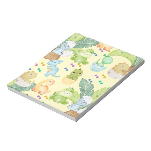 Cute Little Dino Notitieblok (Linkerzijde)