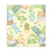 Cute Little Dino Notitieblok (Voorkant)