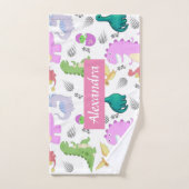Cute Little Dino Toddler Bad Handdoek (Handdoek)