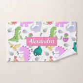 Cute Little Dino Toddler Bad Handdoek (Handdoek)