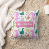 Cute Little Dino Toddler Kussen (Deken)