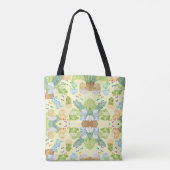 Cute Little Dino Tote Bag (Achterkant)