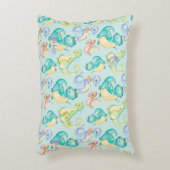 Cute Little Dinosaurs Personalized Accent Kussen (Voorkant(Verticaal))