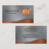 Cute Little Dog | Dierlijke diensten Visitekaartje (Voorkant / Achterkant)