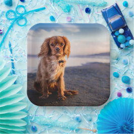 Cute Little Dog Papieren Bordje