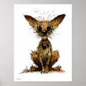 Cute Little Dog Poster (Voorkant)
