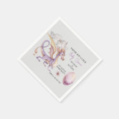 Cute little dragon egg Paper Napkin Servet (Hoek)