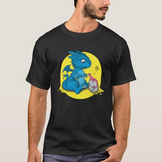 Cute little dragon Love Dragons T-shirt (Voorkant)