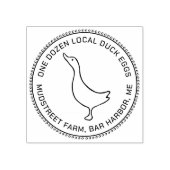 Cute Little Duck Eg Carton Stamp Rubberstempel (Afrduk)