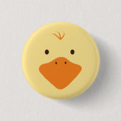 Cute Little Ducky Face Ronde Button 3,2 Cm (Voorkant)