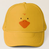 Cute Little Ducky Face Trucker Pet (Voorkant)