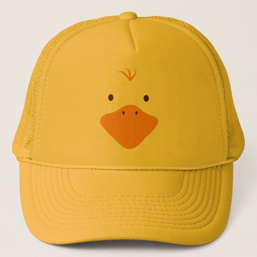 Cute Little Ducky Face Trucker Pet (Voorkant)