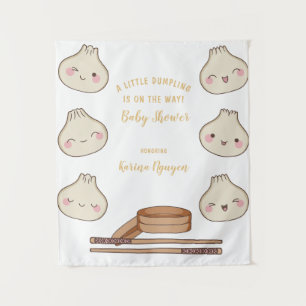 Cute Little Dumpling Baby Shower Wandkleed