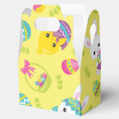Cute Little Easter Bunny Egg Pattern Gift Bedankdoosjes (Geopend)