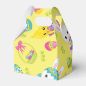 Cute Little Easter Bunny Egg Pattern Gift Bedankdoosjes (Voorkant Zijde)