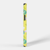 Cute Little Easter Bunny Egg Pattern Gift iPhone Hoesje (Rechterkant)