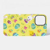 Cute Little Easter Bunny Egg Pattern Gift iPhone Hoesje (Achterkant horizontaal)