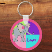 Cute Little Elephant Sleutelhanger (Voorkant)