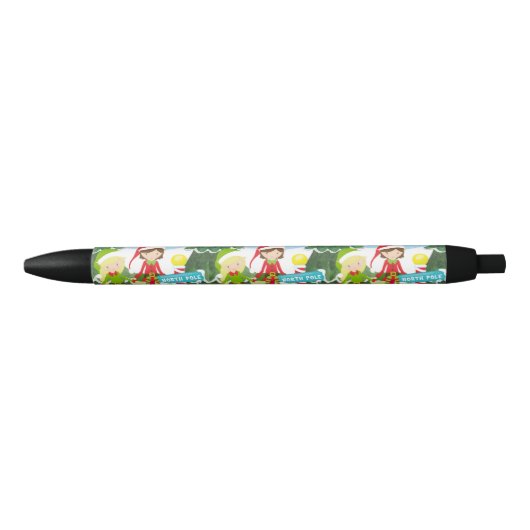 Cute Little Elves Duo Zwarte Inkt Pen (Voorkant)
