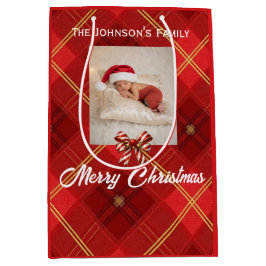 Cute Little Elves - Personalized Christmas  Medium Cadeauzakje
