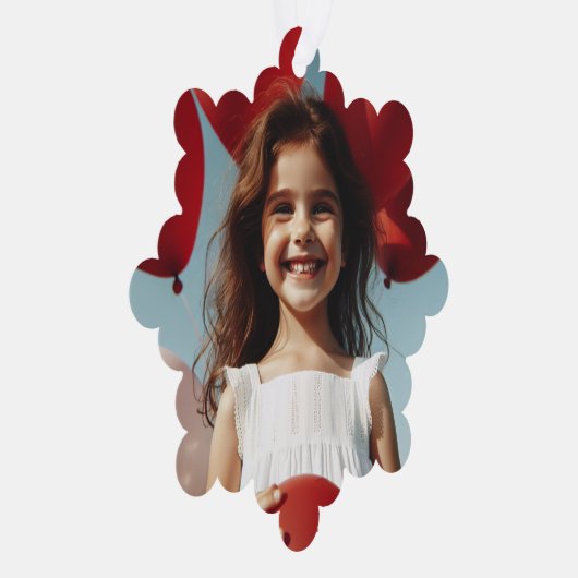 Cute Little Elves - Personalized Christmas  Ornament Kaart (Rechts)