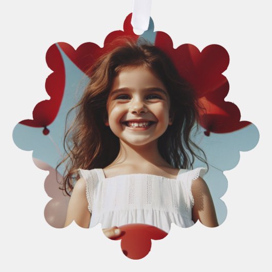 Cute Little Elves - Personalized Christmas  Ornament Kaart (Voorkant)