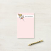 Cute Little Fairy Post-it® Notes (Op bureau)