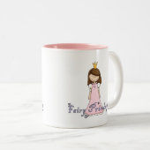 Cute Little  Fairy Princess Tweekleurige Koffiemok (Voorkant rechts)