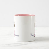 Cute Little  Fairy Princess Tweekleurige Koffiemok (Center)