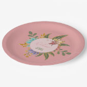 Cute Little Fairy Wonderland Magical Woodland Papieren Bordje (Gekanteld)