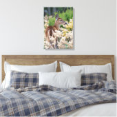 Cute Little Fawn Canvas Afdruk (Insitu (Slaapkamer))