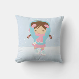 Cute Little Figuur Skater Kussen