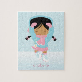 Cute Little Figuur Skater Legpuzzel