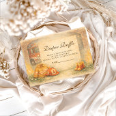 Cute Little Firefighter Diapper Raffle Informatiekaartje