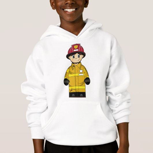 Cute Little Fireman Hoodie (Voorkant)