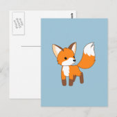 Cute Little Fox Briefkaart (Voorkant / Achterkant)