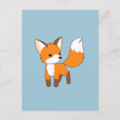 Cute Little Fox Briefkaart (Voorkant)