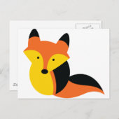 Cute little Fox Briefkaart (Voorkant / Achterkant)