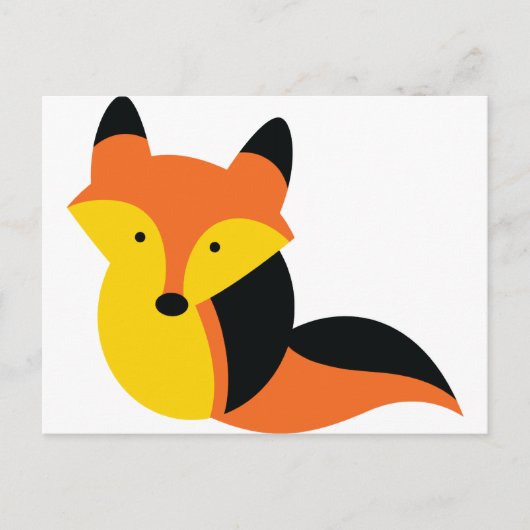 Cute little Fox Briefkaart (Voorkant)