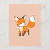 Cute Little Fox Briefkaart (Voorkant)