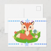 Cute Little Fox Briefkaart (Voorkant / Achterkant)