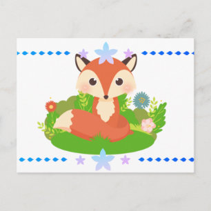 Cute Little Fox Briefkaart