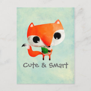Cute Little Fox Briefkaart