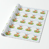 Cute Little Fox Cadeaupapier (Uitgerold)