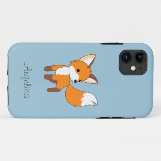 Cute Little Fox Case-Mate iPhone Case (Achterkant (horizontaal))
