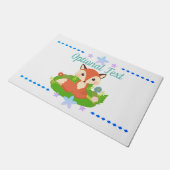 Cute Little Fox Deurmat (Schuin)