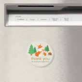 Cute Little Fox en mam Bedankt Magnet (Insitu (Vaatwasser))