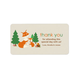 Cute Little Fox en mam Dank je label