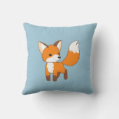 Cute Little Fox Kussen (Achterkant)
